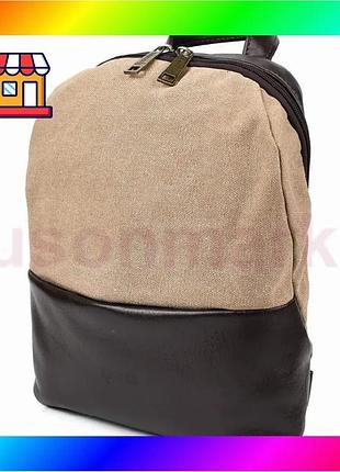 Bs рюкзак слинг на best mix одно плечо из кожи и канвас tarwa gcs-1905-3md bas77/n