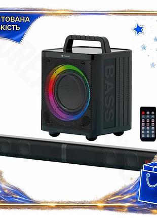 Dm колонки 2.0 kisonli специфікація 2.2 для пк та ноутбука з bluetooth та aux 5w із сабвуфером стерео spe|lz