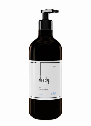 Deeply - шампунь м'який soft cleansing shampoo 6.5 ph (1000 мл)