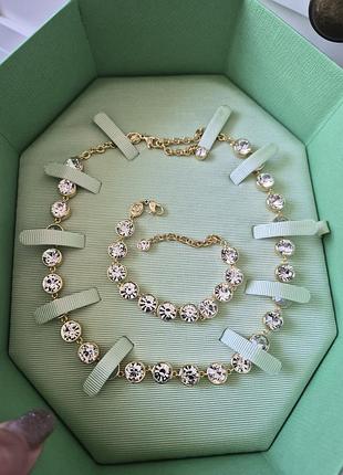 Колье и браслет imber swarovski m