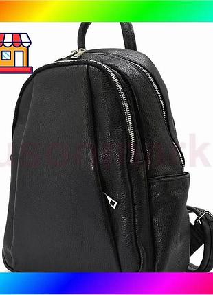 Bs кожаный женский рюкзак best mix virginia conti italy - 02443_fblack bas77/n