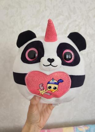 М'яка іграшка панда сквіш zuru rainbocorns eggzania mini mania panda