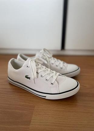 Білі кеди lacoste l27 оригінал