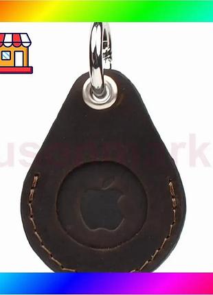 Bs кожаный чехол держатель best mix для apple air tag коричневый grande pelle 463120 bas77/n