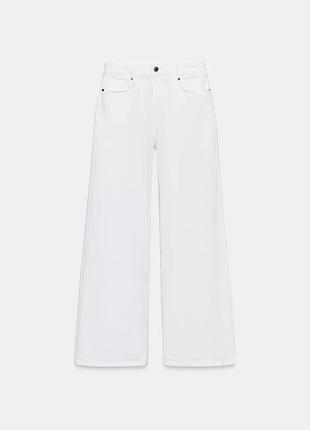 Джинсы zw collection wide leg с высокой посадкой