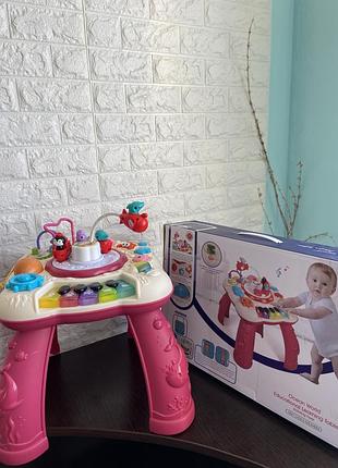 Дитячий розвиваючий столик ocean world educational learning table