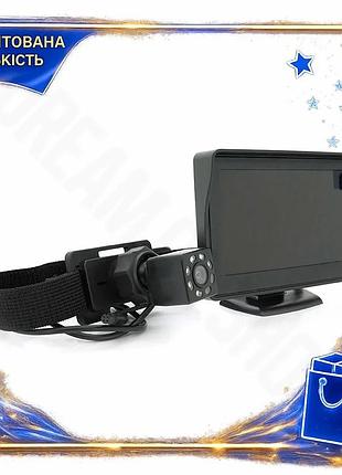Dm автомобільна відеоняня 4,3" специфікація 2.2 hd камера для спостереження за дитиною в авто з кутом spe|lz