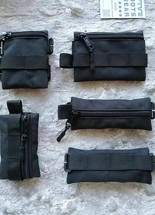 Подсумки-органайзеры с креплением на систему molle на сумку рюкзак рпс подсумки с креплением системой молле моллы органайзеры