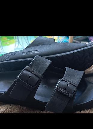 Биркенштоки шльопанці шльопки birkenstock arizona eva чорні 41 унісекс