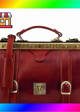Bs шкіряна сумка - best mix саквояж tuscany leather mona-lisa tl10034 (червоний) bas77/n