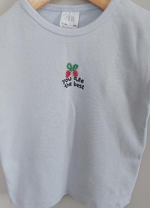 Укорочена футболка zara