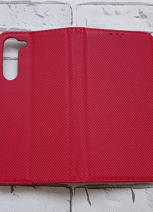Чехол-книжка для samsung galaxy s23 plus (s23+) wallet case красный, магнитный, с отделением для карт