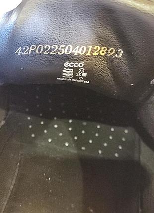 Оригинальные кожаные туфли ecco 8