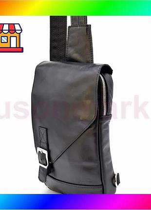 Bs рюкзак кожаный слинг best mix мужской на одно плечо ga-6403-4lx tarwa bas77/n