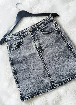 Джинсовая юбка юбка трендовая юбка zara