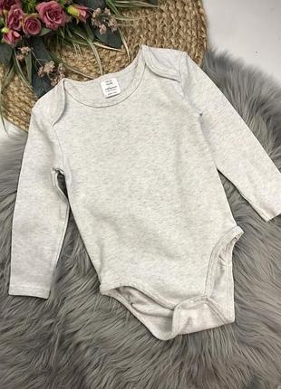 Базовий сірий боді 18-24 міс.