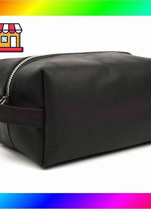 Bs кожаный несессер косметичка best mix tarwa ra-8033-4lx черный крейзи хорс bas77/n