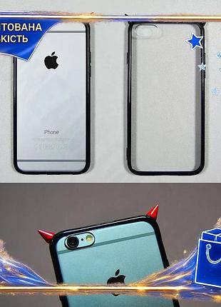 Dm накладка рожки для спецификация 2.2 iphone красная защитная чехол для телефона стильный пластиковый spe|lz