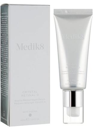 Medik8 crystal retinal 3 - нічна крем-сироватка з ретиналем 0,03% 30ml