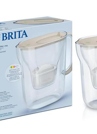 Фільтр-глечик brita style essential mxpro пісочний (1058041)