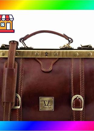 Bs шкіряна сумка - best mix саквояж tuscany leather mona-lisa tl10034 (коричневий) bas77/n