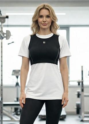 Спортивний короткий жилет безрукавка топ для бігу sweaty betty london