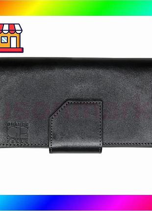 Bs портмоне grande pelle best mix 533610 мм глянсова шкіра чорне bas77/n