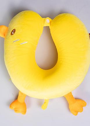 Подушка для шеи duck u-образная желтый hp-56-4y