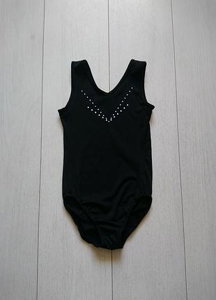 Спортивний купальник чорний