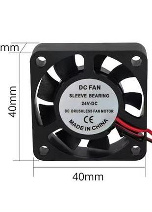 Вентилятор охлаждения 4010 dc 24v 12v, гидравлический подшипник 40x40x10 мм