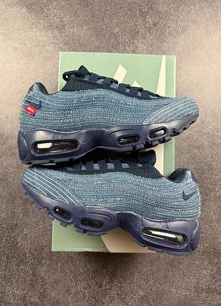 🛍 nike air max 95 x levis blue 10