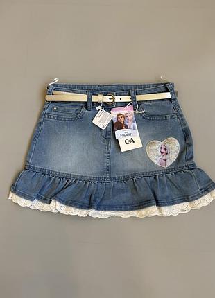 Джинсовая юбка c&amp;a frozen 7