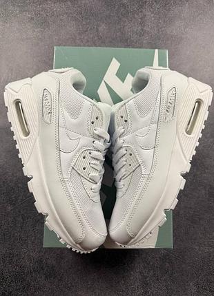 🛍 nike air max 90 all white