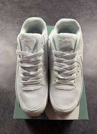 🛍 nike air max 90 all white 3