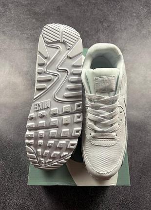 🛍 nike air max 90 all white 5
