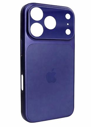 Чохол syndee tpu протиударний magsafe для iphone 17 pro темно-синій