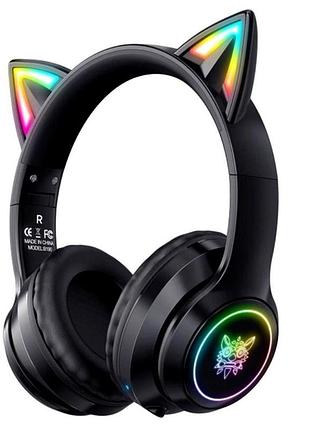 Навушники bluetooth onikuma b90 чорні магнітні протиударні