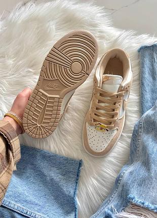 ➡️ nike sb dunk low sail brown beige white