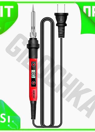 Ve электрический паяльник aneng 60w new version керамический для радиолюбителей и мастеров пайка инстр n6w_ver
