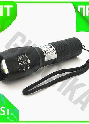Ve фонарь ручной cata 1led new version 10w 5 режимов zoom для туризма и активного отдыха фонарик аккум n6w_ver