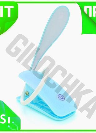 Ve гибкая настольная лампа-прищепка для new version учебы и творчества с 3 режимами освещения microusb n6w_ver