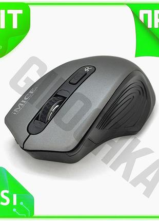 Ve беспроводная мышь imice 4 new version кнопки 800/1200/1600 dpi для работы и игр серый цвет компьюте n6w_ver