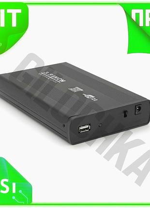 Ve кишеня 3,5" алюмінієвий корпус new version usb 2.0 sata чорний зовнішній накопичувач для зберігання n6w_ver