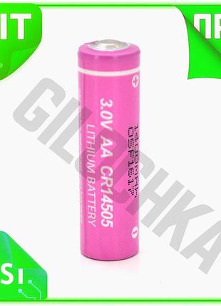 Ve батарейка литиевая pkcell cr14505 new version 3в 1400mah для систем слежения фонариков резервной па n6w_ver