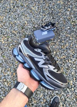 Кросівки new balance abzorb 2000 black silver / нб 2000 рефлектив / нью беланс 2000 срібні