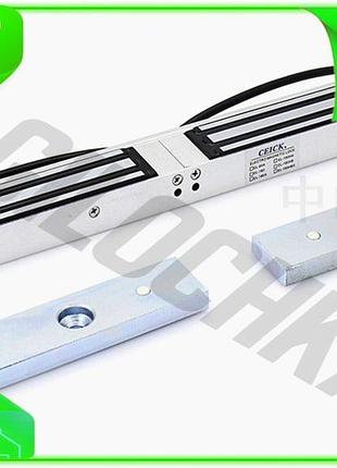 Ve электромагнитный накладной замок yoso new version 12v 360кг для распашных дверей с датчиком закрыти n6w_ver