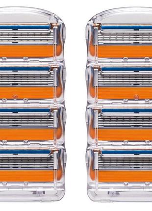 Касcеты для gillette fusion 5 картриджи набор из 8 шт