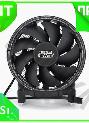 Ve кулер процесорний pccooler bluebird new version 3-pin для охолодження amd 775 1155 вентилятор з рег n6w_ver