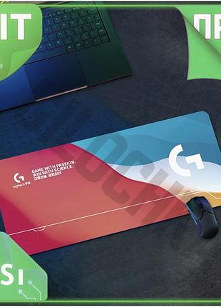 Ve килимок тканинний logitech 300*600 new version мм 2 мм для миші ігровий килимок для комп'ютера n6w_ver