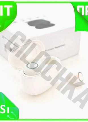 Ve беспроводные наушники bluetooth v5.0 new version с зарядным кейсом для музыки и спорта стильные блю n6w_ver